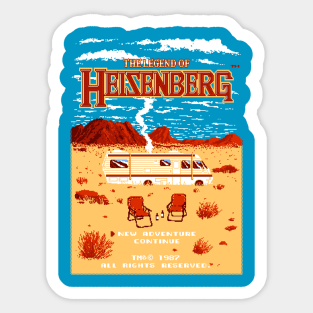 The Legend of Heisenberg Sticker